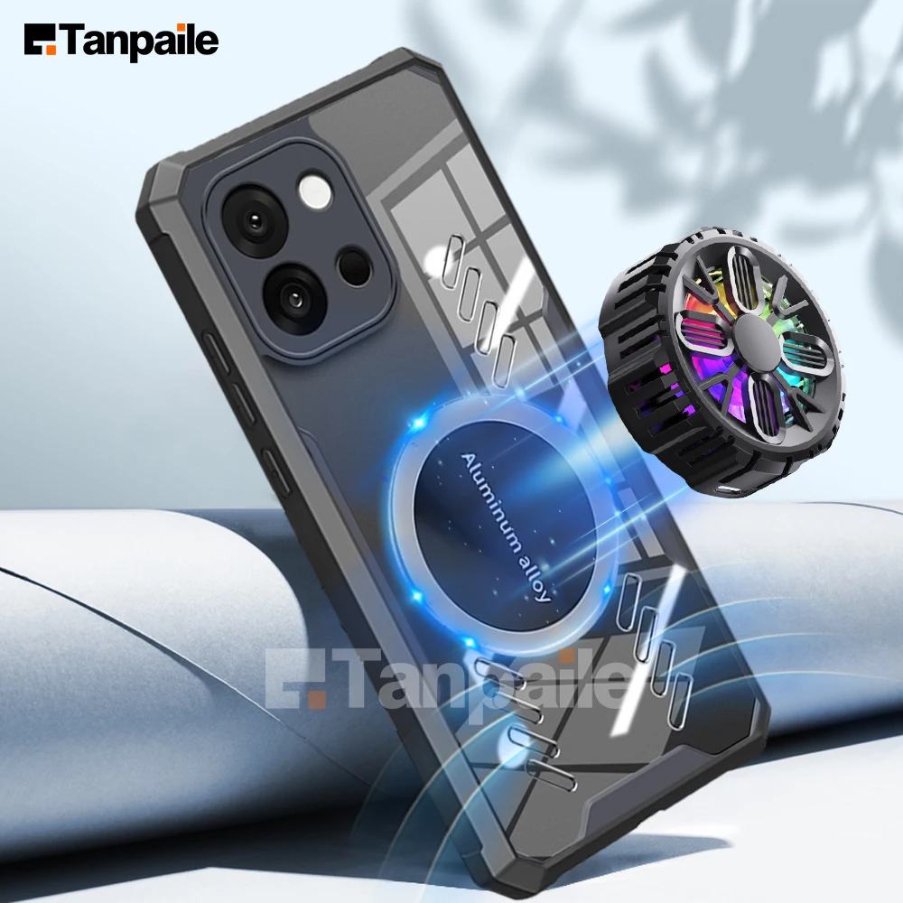 

Case for OnePlus 13T Case for OnePlus 10T 10 Pro 11 12 13R Cooling Case Shockproof Protection Phone Cover Heat Dissipation FUNDA