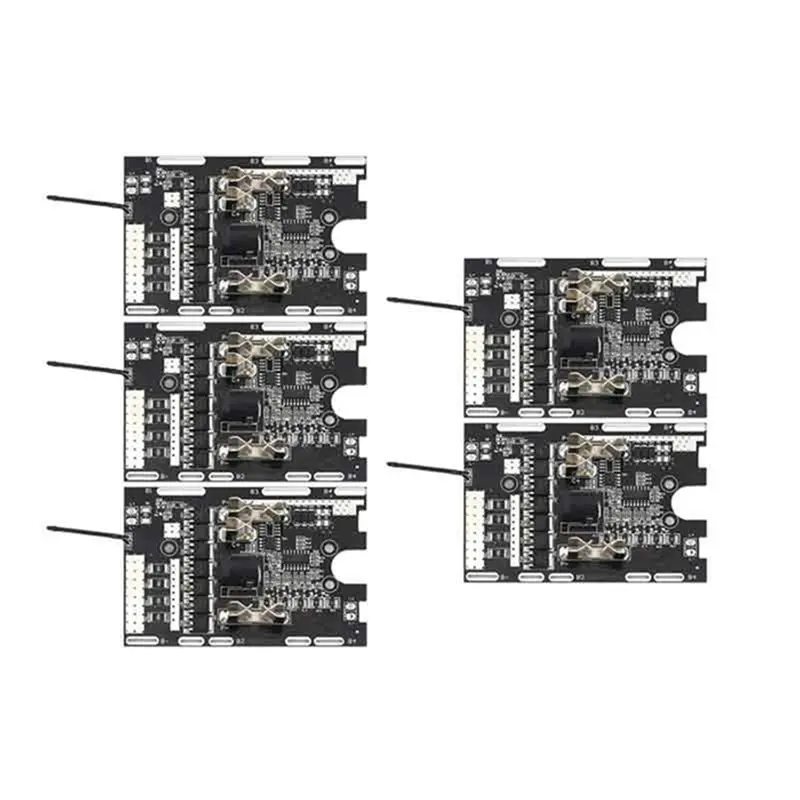 B63B-For Tools Compatible 5S 21V 7MOS Battery Protection Board(5Pcs) For Electric Wrench, Angle Grinder Etc