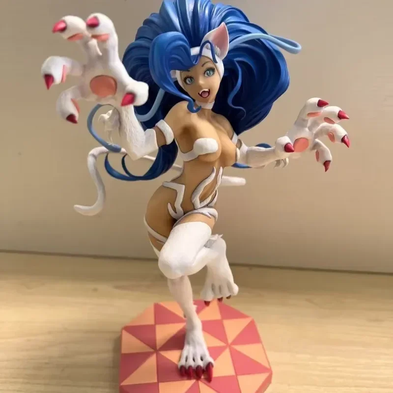 Darkstalkers Morrigan Lilith Felicia Anime Figure 1/7 Vampire Statue Model Toy Collectible Desktop Pc Case Ornaments Adult Gift - view 4