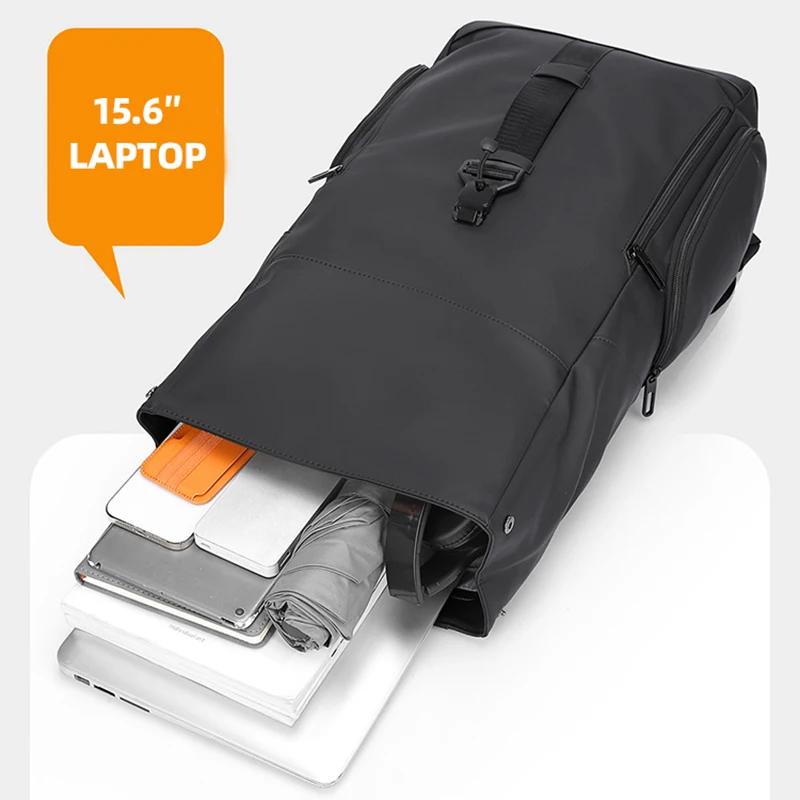 Foldable Laptop Backpack Travel Meeting Outdoor Bag Men Women Large Commuting Climbing Hiking Rucksack 15.6" Lightweight Bookbag