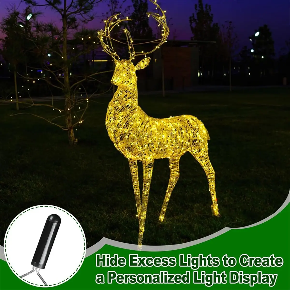 

ABJY 120 Pieces No Glow Covers for String Lights, Silicone Light String Covers for 0.5cm Diameter Christmas LED Light Strings