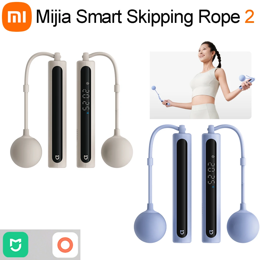 

Xiaomi Mijia Smart Skipping Jump Rope 2nd gen Digital Counter Adjustable Calorie Calculation Sport Fitness Exercise Lose Weight