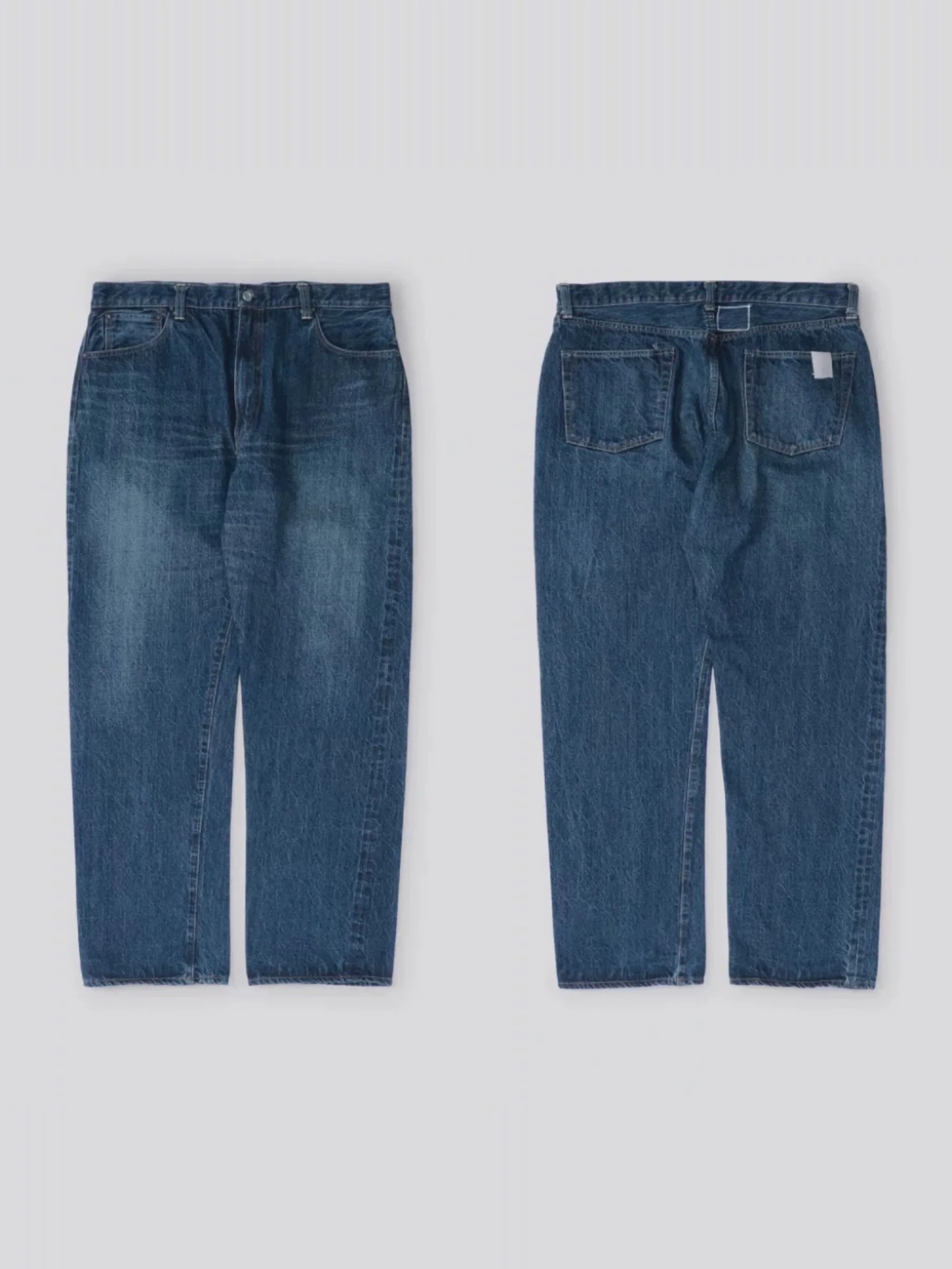 

Коллаборационная серия: рабочие брюки Pilot из денима, свободного прямого кроя, молодежные, осенние, из неэластичной ткани с ПУ-покрытием