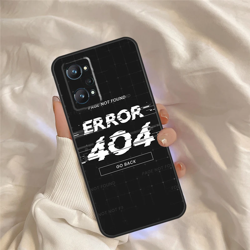 Error 404 not found For Realme C55 C35 C33 C31 C30 C25 C21Y C15 C11 GT Neo 5 3 2 Realme 9 10 11 Pro Plus Case