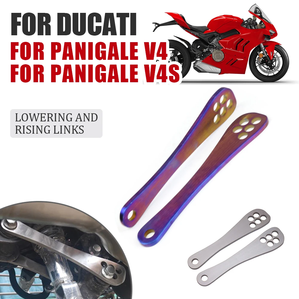 

Motorcycle Lowering Links Rising Linkage For Ducati Panigale V4S V4 S V4 Speciale Rear Arm Suspension Cushion Drop Lower Billet