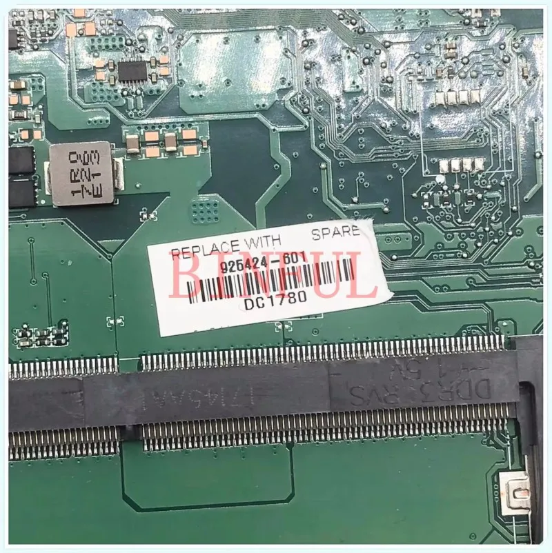 Imagem -05 - Placa-mãe Portátil para hp 100 Totalmente Testado ok 925424601 925424501 925424001 Da00p1mb6d0 com Cpu Sr2kl N3710