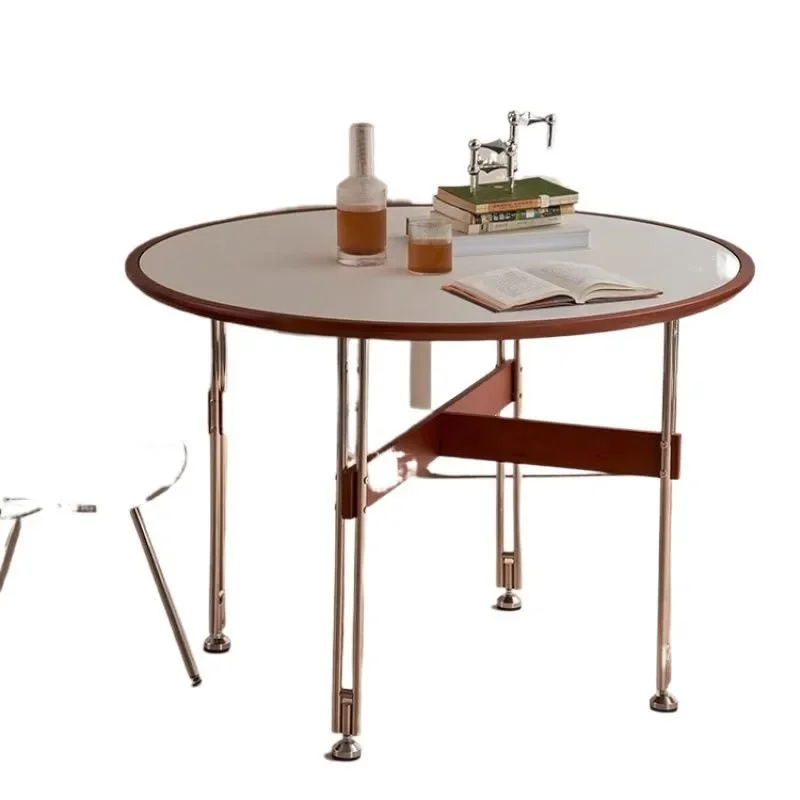 

Ancient style simple cherry slate dining table small apartment table negotiation table