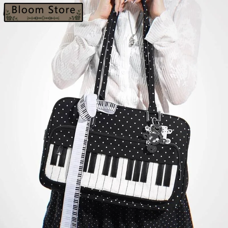 

Y2k Dots Patchwork Fashion Shoulder Bags All Match Trendy Women Vintage Underarm Bag Casual Office Lady Chic Purses And Handbags