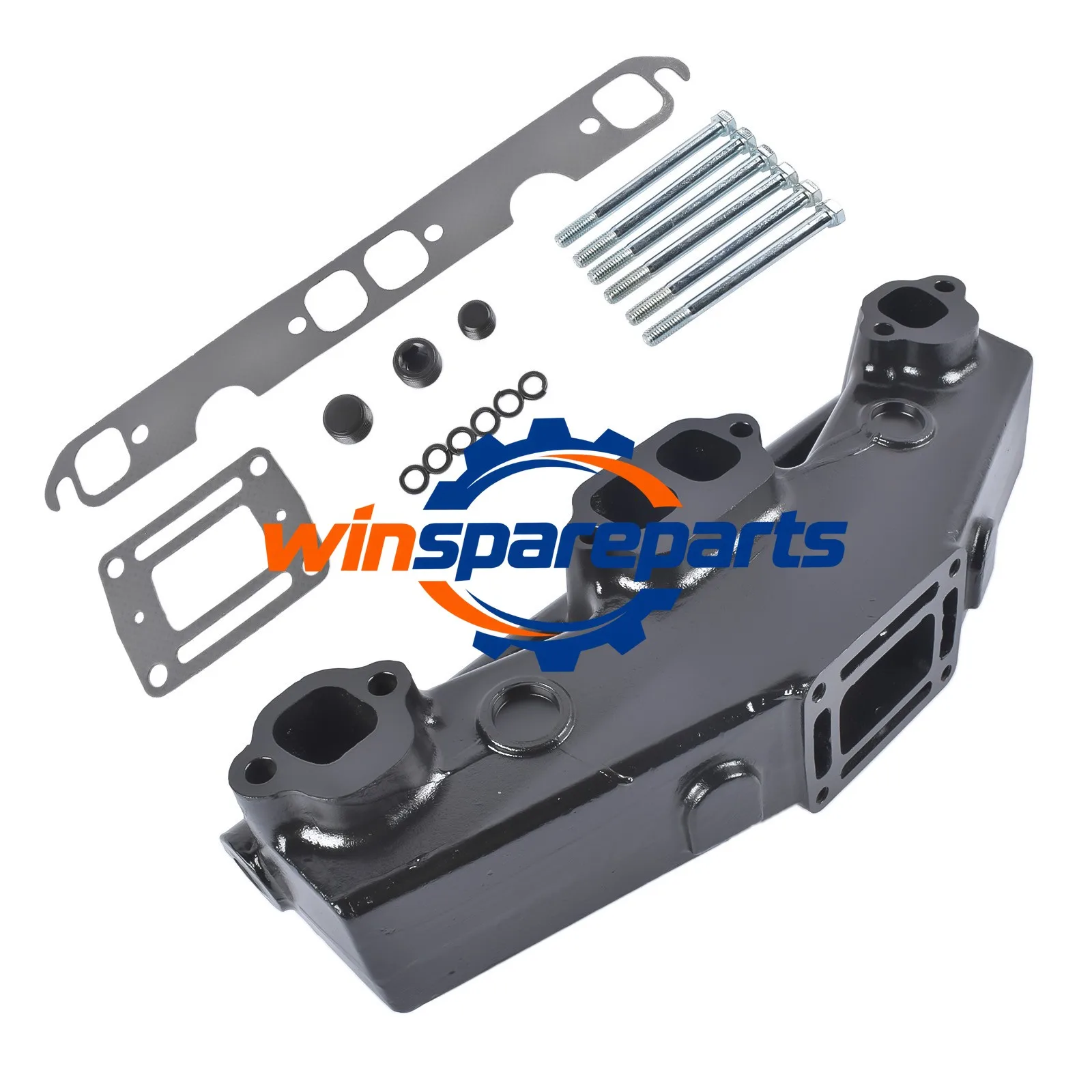 Exhaust Manifold Kit W/ Gaskets For OMC Volvo Penta GM 5.0L 5.7L Marine Engines