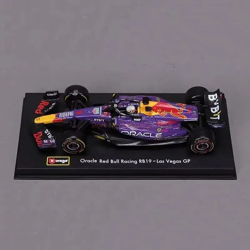 Bburago 1:43 New Product Red Bull Rb19 Miami F1 Racing Model Simulation Alloy Car Model 2023 Formula Model Collection