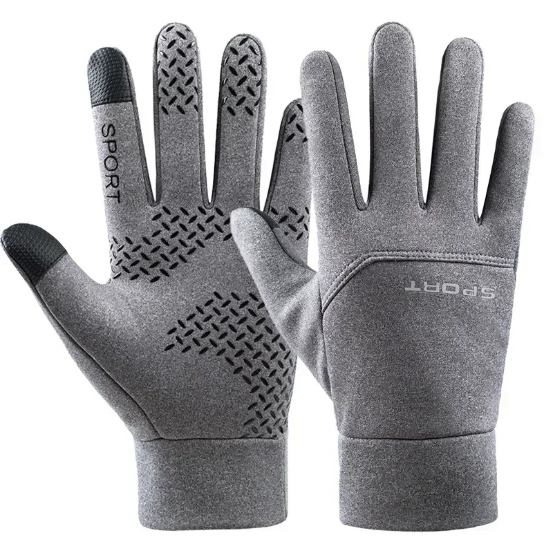 Winter Gloves for Men Women Touchscreen Warm Outdoor Cycling Driving Motorcycle Cold Resistance Gloves Windproof Non-Slip Gloves