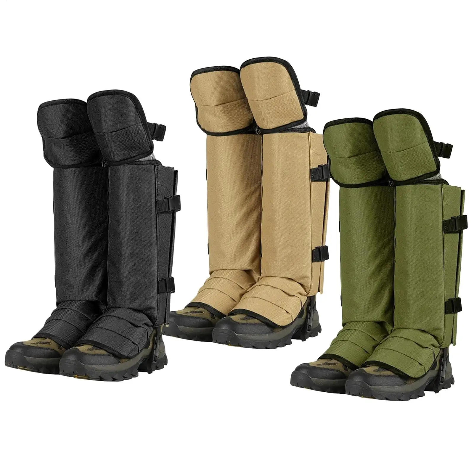 Winter Trail Gaiters Cold Weather Outdoor Leg Protection Gear Winter Boot Gaiters for Men Women Snowboarding Biking Climbing