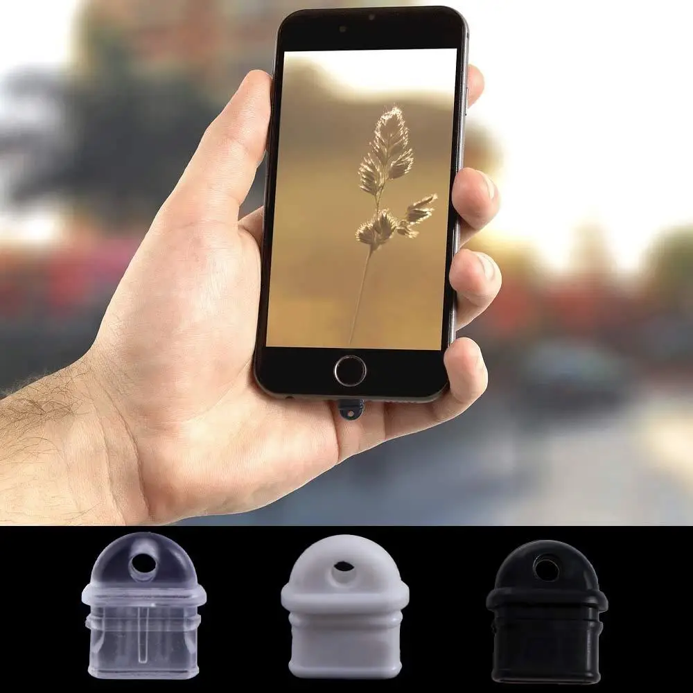 10pcs Type C Anti-lost Dust Plug Waterproof Silicone Mobile Phone Dust Plug Durable DIY Widgets Charging Port Protector