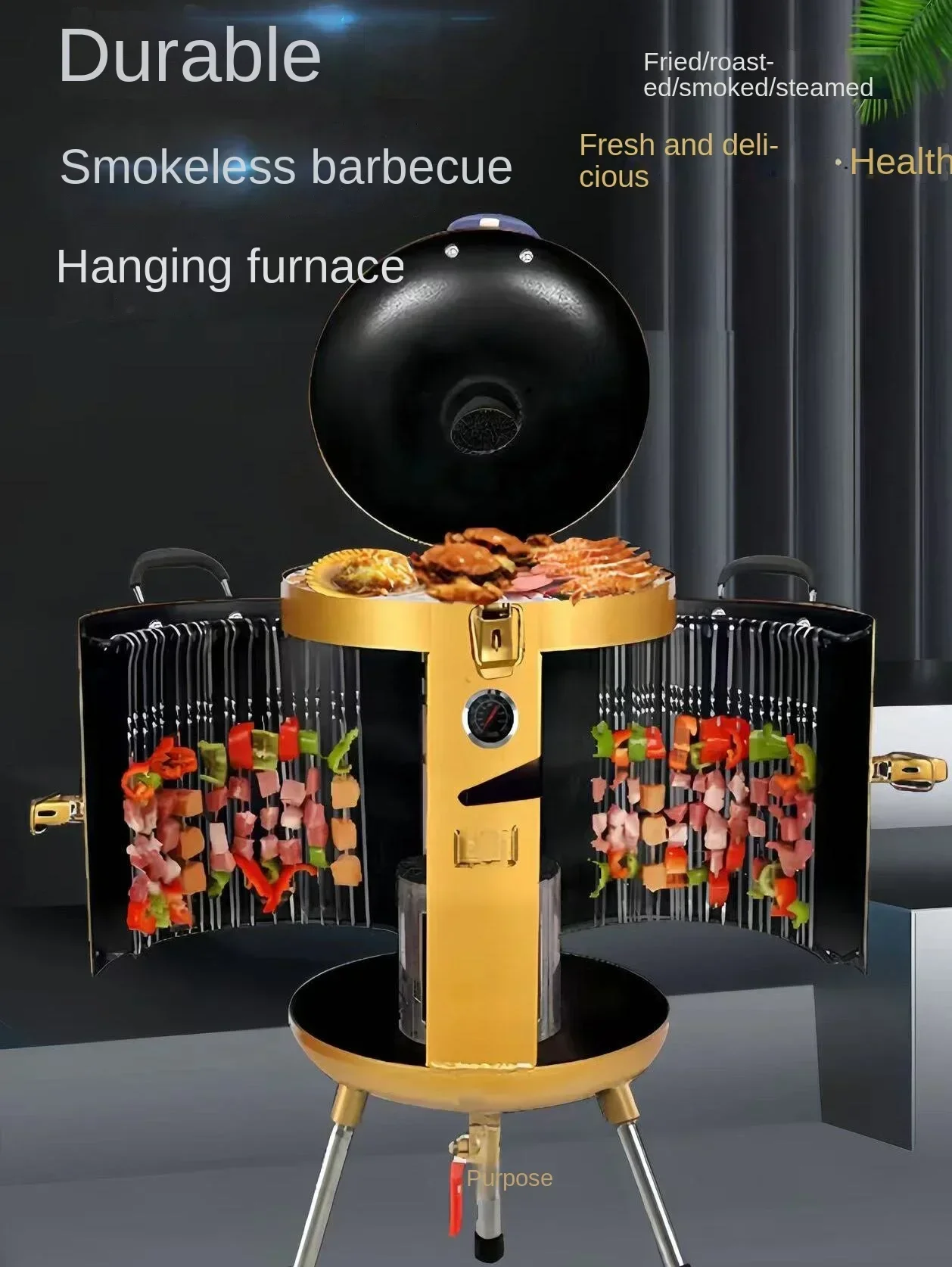 Barbecue grills, home users, commercial stalls, smokeless charcoal ovens