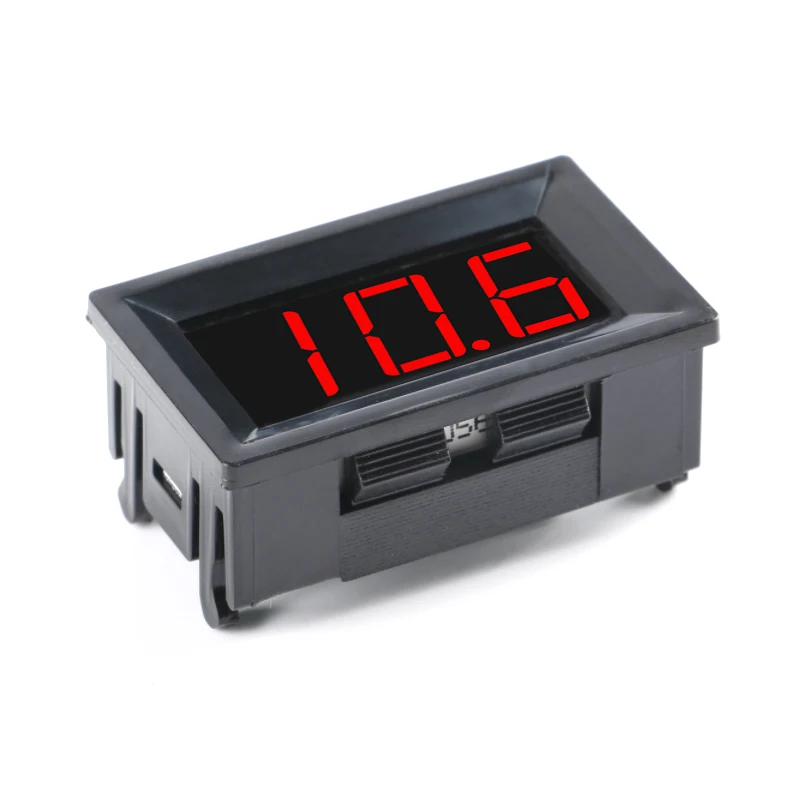 DC Digital Upper and Lower Limit Alarm Voltmeter High Low Voltage Prompt XH-B105  High-precision Display Meter Red Digital Tube