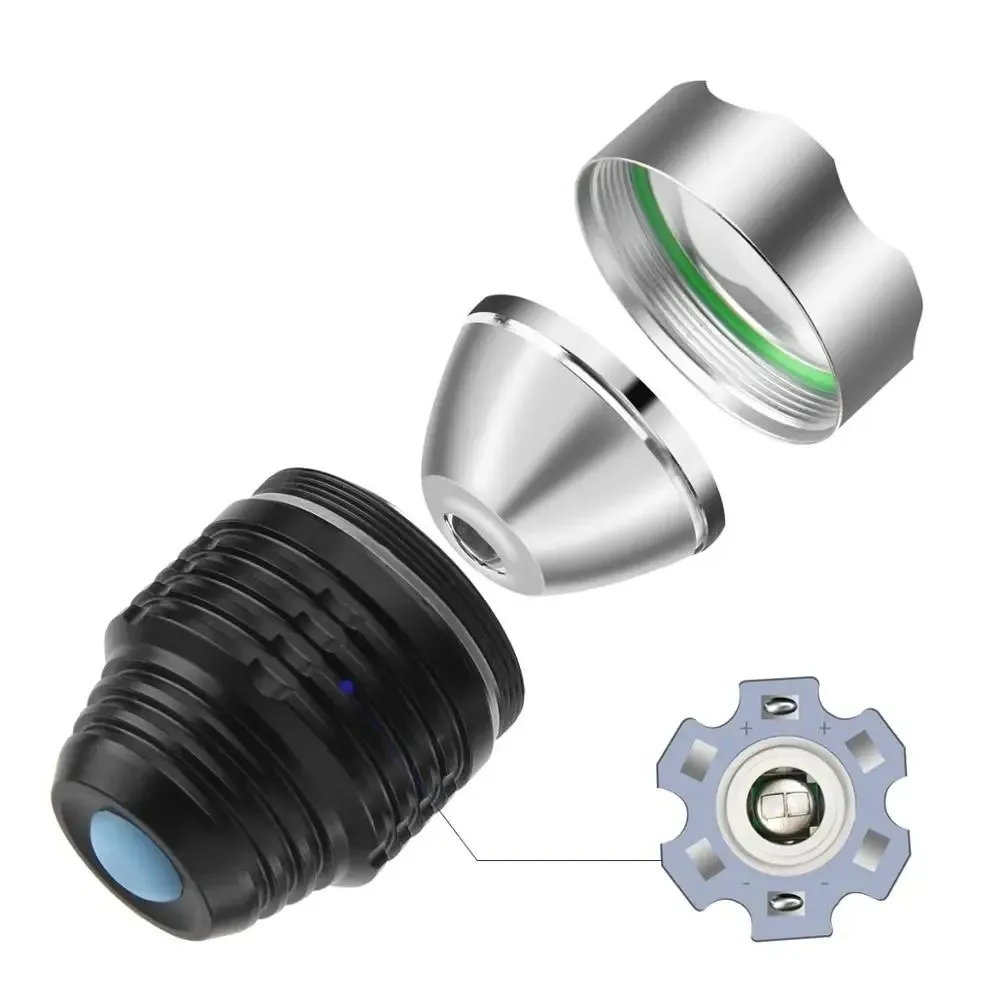 عكس الضوء USB قابلة للشحن المزدوج LED ضوء الأشعة فوق البنفسجية 10S علاج قناع اللحام الأخضر النفط مصباح يدوي قطع غيار أداة إصلاح
