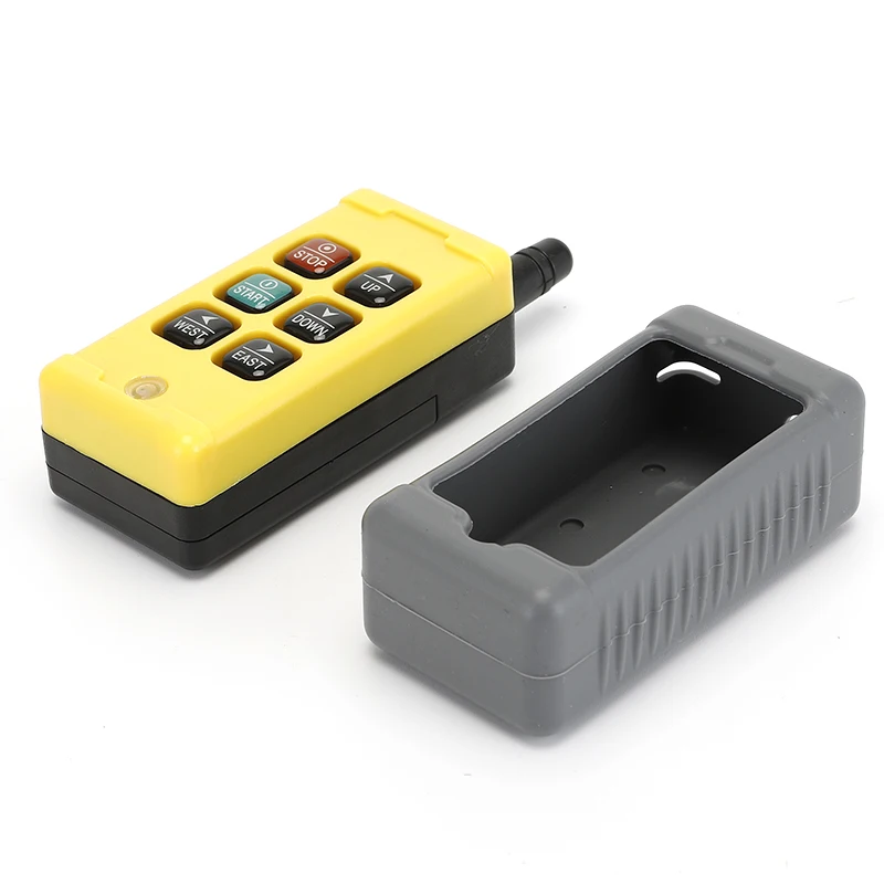 Imagem -04 - Controle Remoto Industrial Botão Interruptor 12v 24v Grua Elétrica Guindaste Elevador Velocidade Única sem Fio Q400 F214s