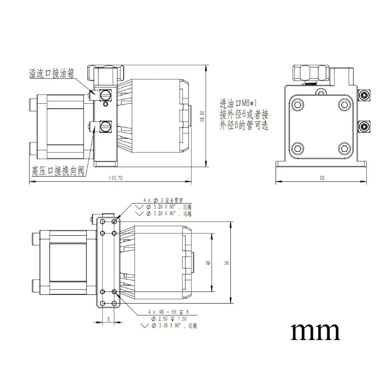 Bomba de aceite hidráulica de Metal con regulador de presión para camión Tamiya RC 1/14 SCANIA 770S VOLVO mercedes-benz ACTROS 3363 piezas MAN