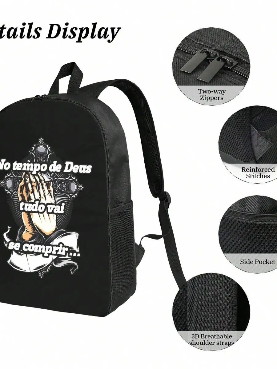 

Stylish Waterproof Backpack For Adults Durable Casual Travel School College Bag With Print