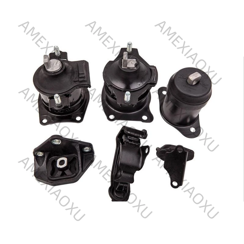 50830-SDA-A02 50820-SDA-A02 50810-SDA-A02 Compatible con Honda Accord 2.4L 2003-2007 Juego de 6 Soportes de Motor y Transmisión AMEXIA