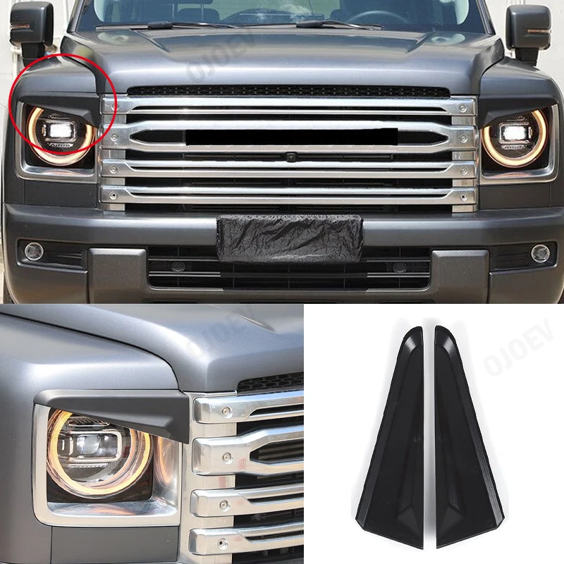 ل 24-25 هافال H9 ملصقات تزيين المصباح غاضب العين مصباح الحاجب ملصقات H9 تعديل الملحقات الإمدادات