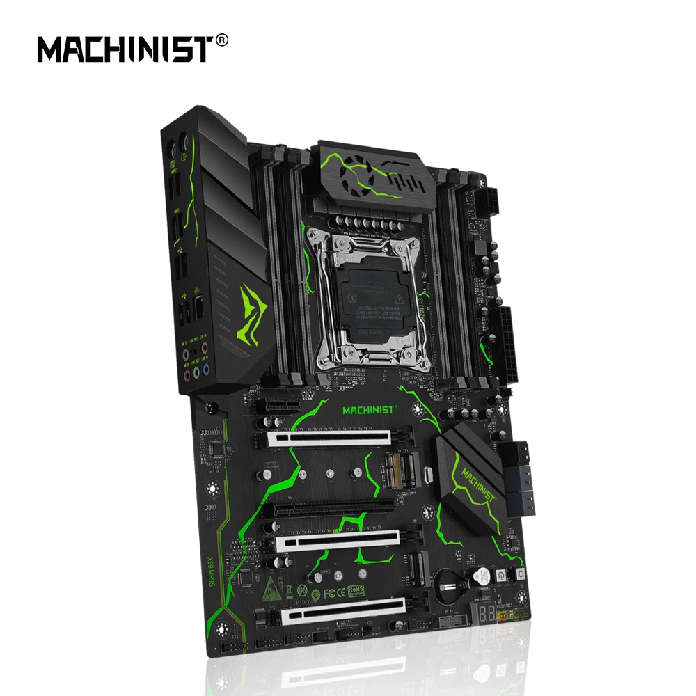 

MACHINIST X99 Motherboard LGA 2011-3 Support Xeon E5 2667 V4 2697 V4 CPU Processor DDR4 ECC RAM NON-ECC Memory SSD M.2 ATX MR9S