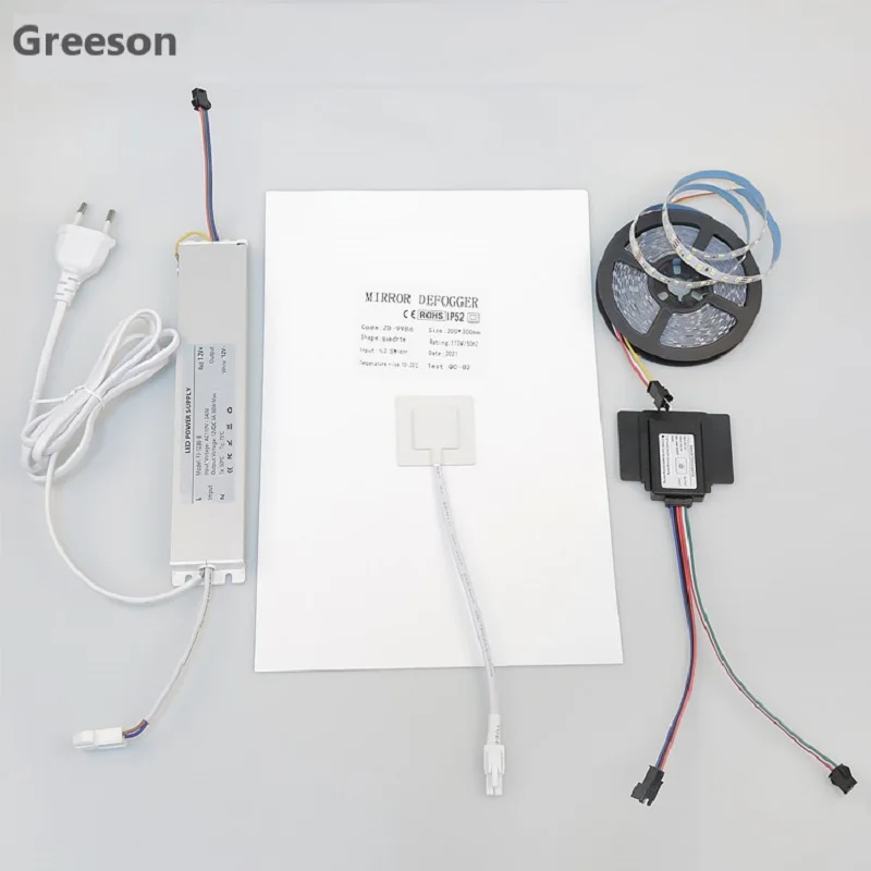 12V 5A Smart LED Mirror Touch Sensor Switch for Bathroom Mirror Defogging and Touch Function.