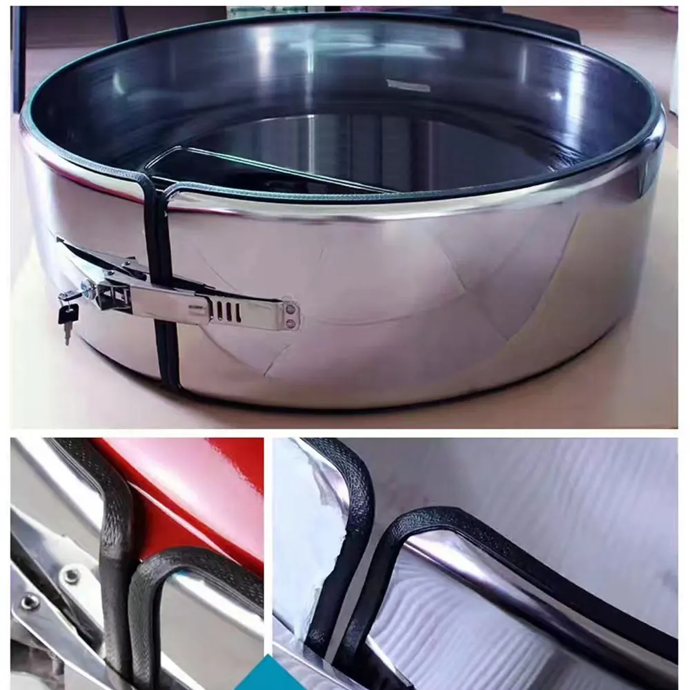 Spare Tyre Cover Spare Wheel Guard Protector Chrome Storage Bag Tire Cover Ring for Land Rover Defender 90 110 2020-2023