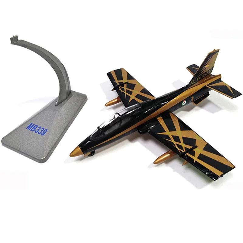1/72 Scale Aircraft Alloy Trainer Fighter Italy MB-339 Airplane for Collection Home Decoration Gift