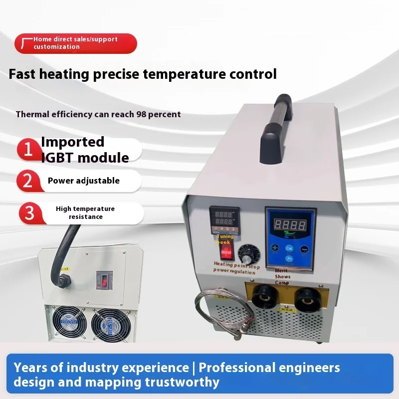 Electric Magnetic Heater Portable Handheld Motor Repair Thermal Disassembly Coupling Induction Heating Removal Installation