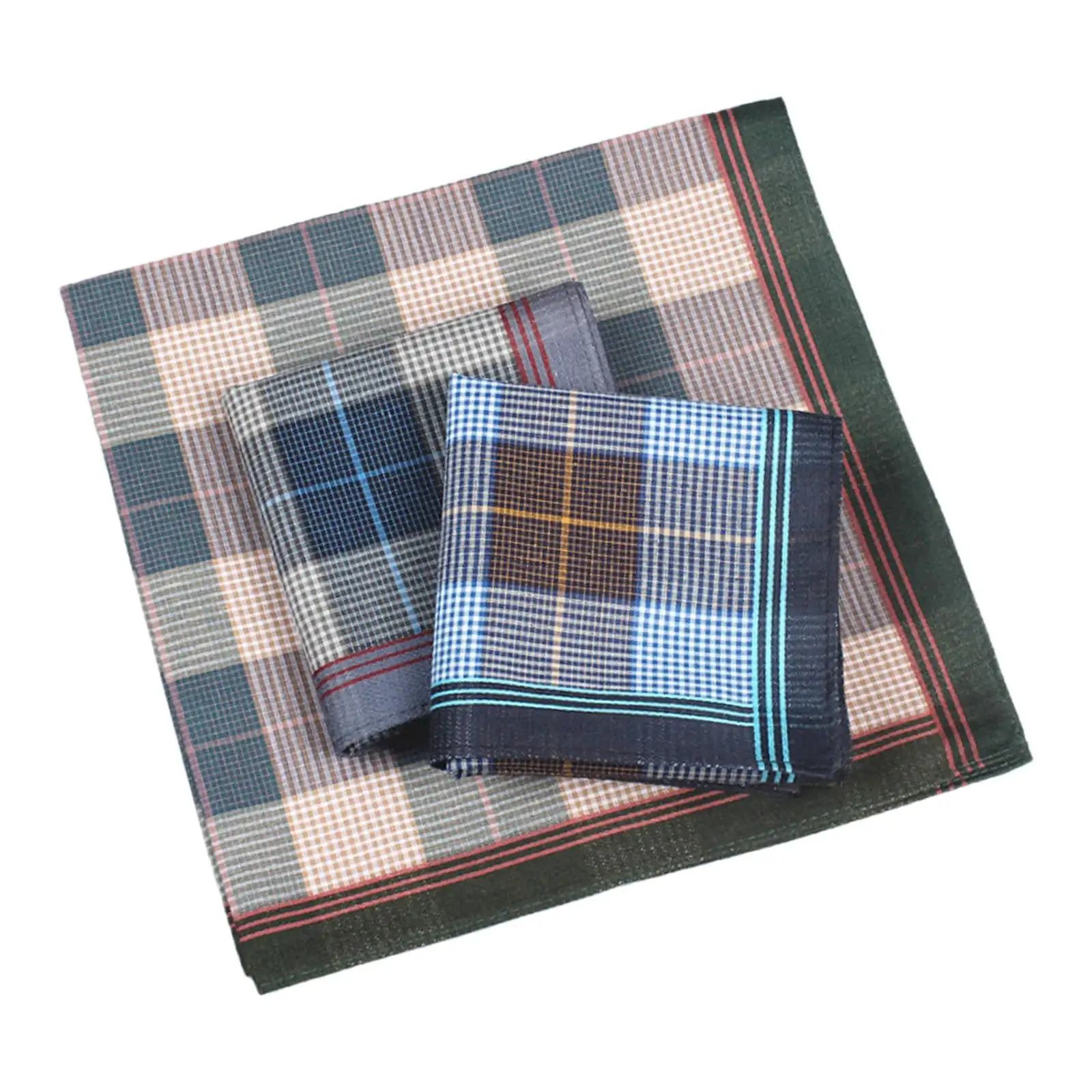 طقم هدايا منديل قطني أنيق مكون من 4 × 6 قطع لعيد الميلاد