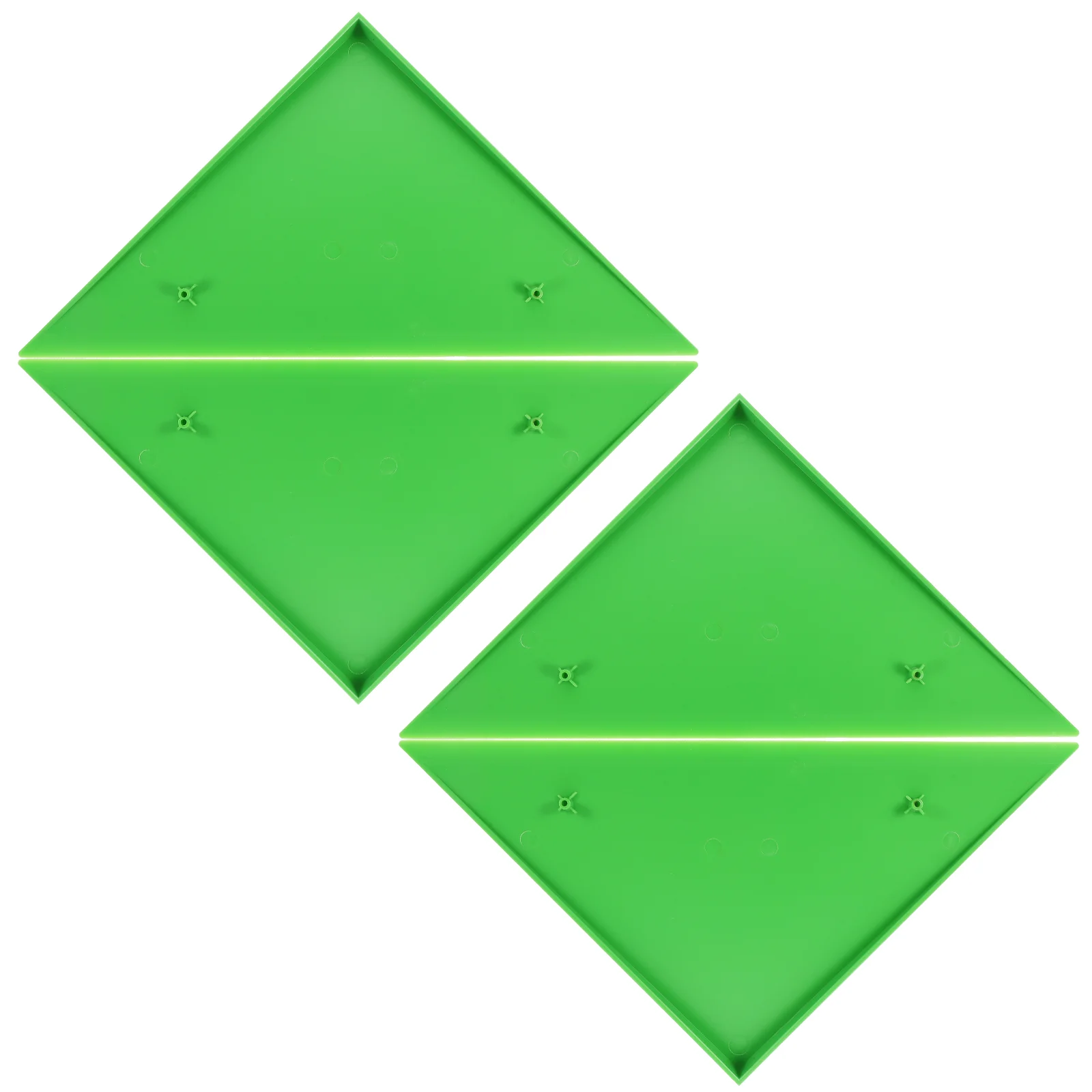 

4PCS Durable Triangle Foosball Table Football Table Corner Protector Fit for Most Foosball Tables Green