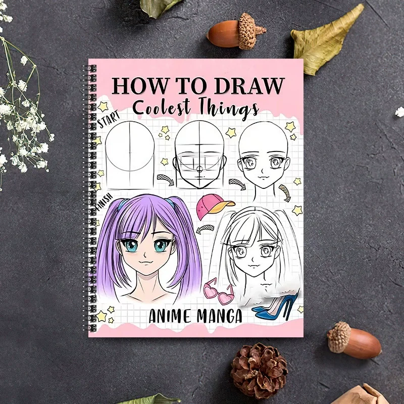 How To Draw The Coolest Anime Manga Sketching Tutorial Guide English Book