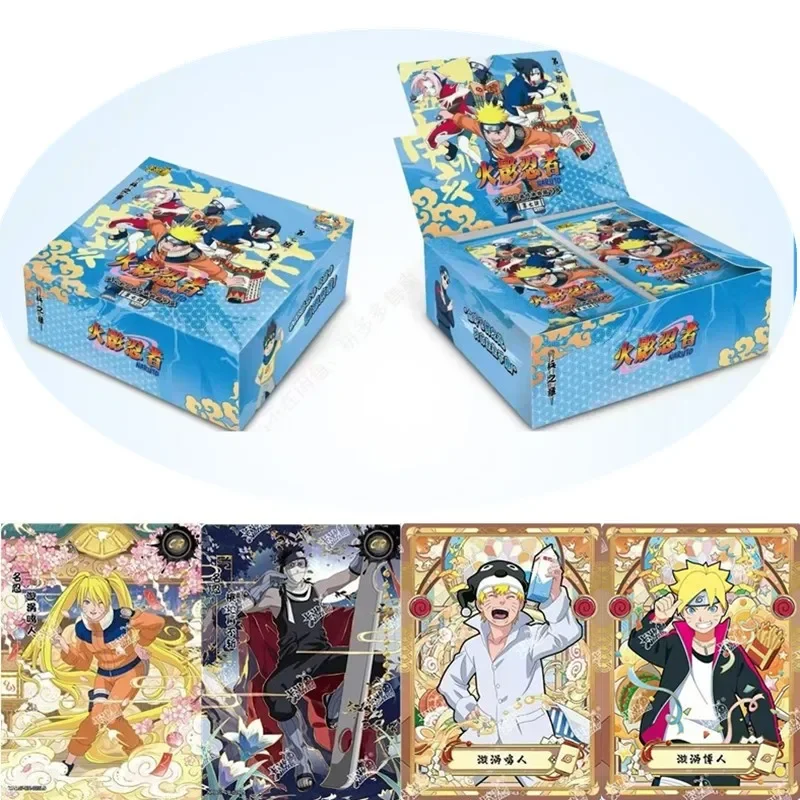 KAYOU 2024 Anime Original Naruto Cards t2w7 Soldier Chapter Box Added CR SP Ninja World Collection Cards Toy For Children Gifts