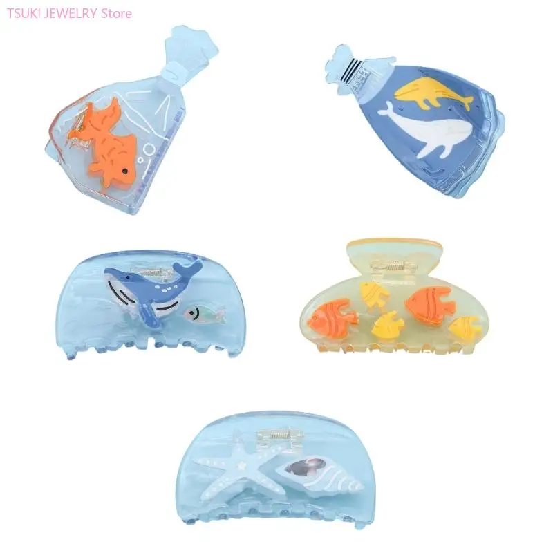 

62KE Элегантная заколка для волос Модные уникальные заколки с когтями Большой зажим для украшения головы