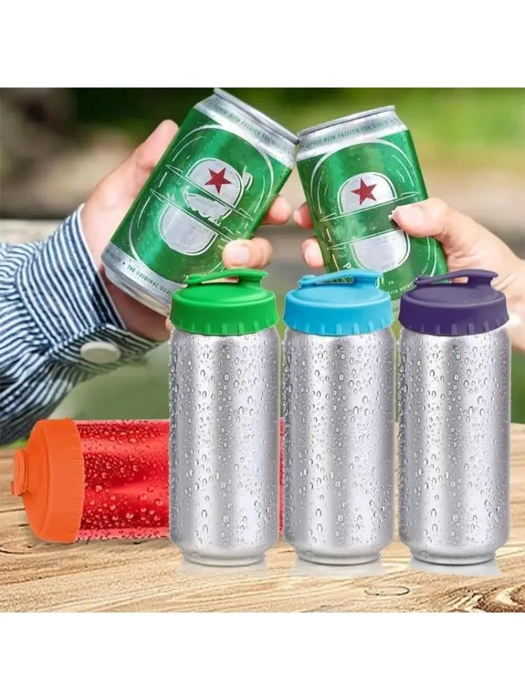 

Efficient Silicone Can Covers Preserve Beverage Leak proof Design Universal Fit Most Can Dishwasher Safe Sustainable