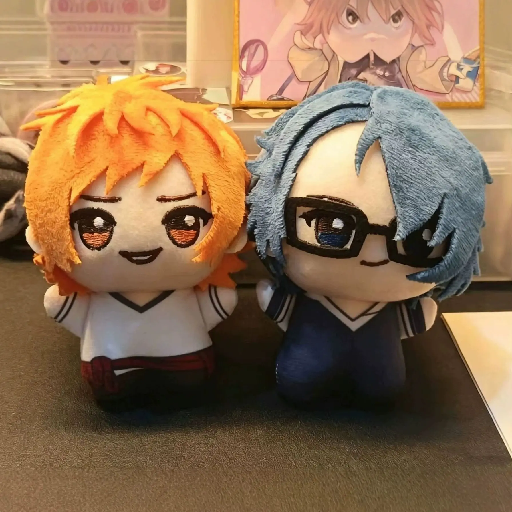 10cm Fushimi Saruhiko Plushie Stuffed ‌Anime K Yata Misaki Figures Plush Doll Toys Keychain Pendant Holiday Xmas Gifts