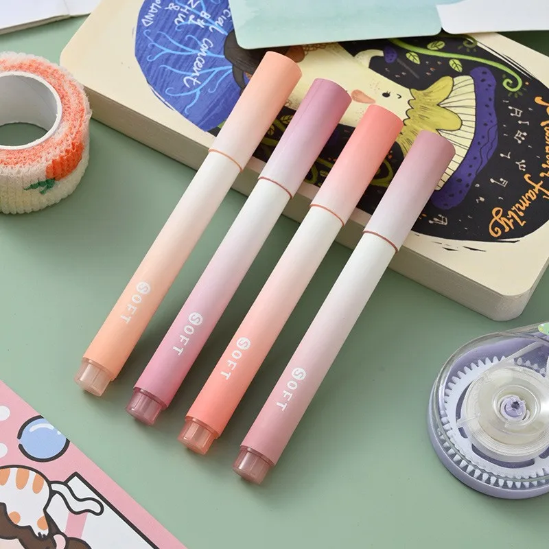 Gradient color highlighter, high-value color, key marking, student marking, eye protection, large capacity highlighter image 6