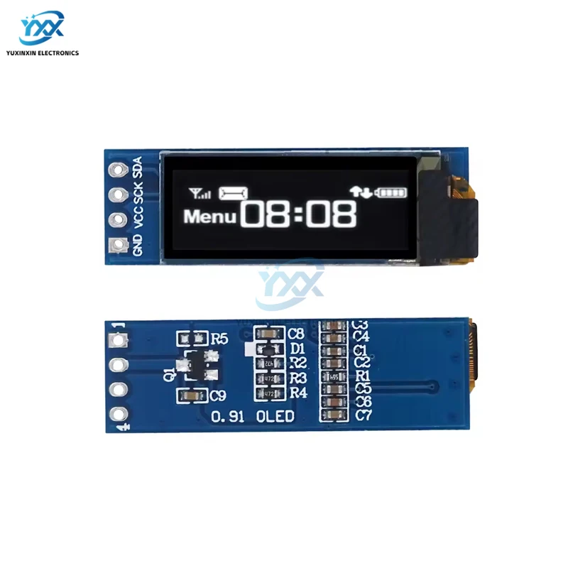 1PCS 0.91" Iic Comm…