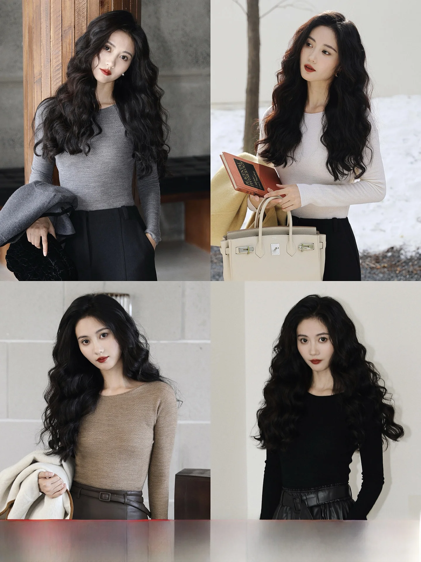 

Женская шерстяная трикотажная кофта TAIYANG OFFICE с длинным рукавом и вырезом-лодочкой, приталенная, для офиса, осенняя, модная, базовый слой