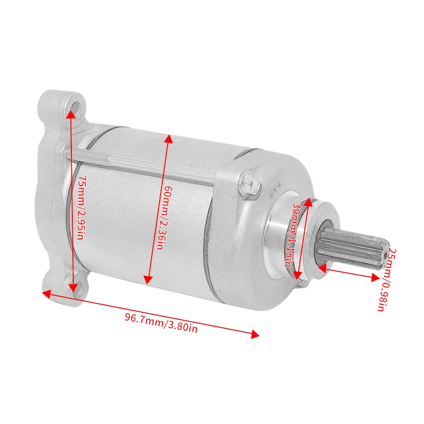 Motorcycle Electric Starter Motor For Kawasaki ZX1000 ZX-10R Ninja ZX-10RR KRT Edition ABS OEM:21163-0064