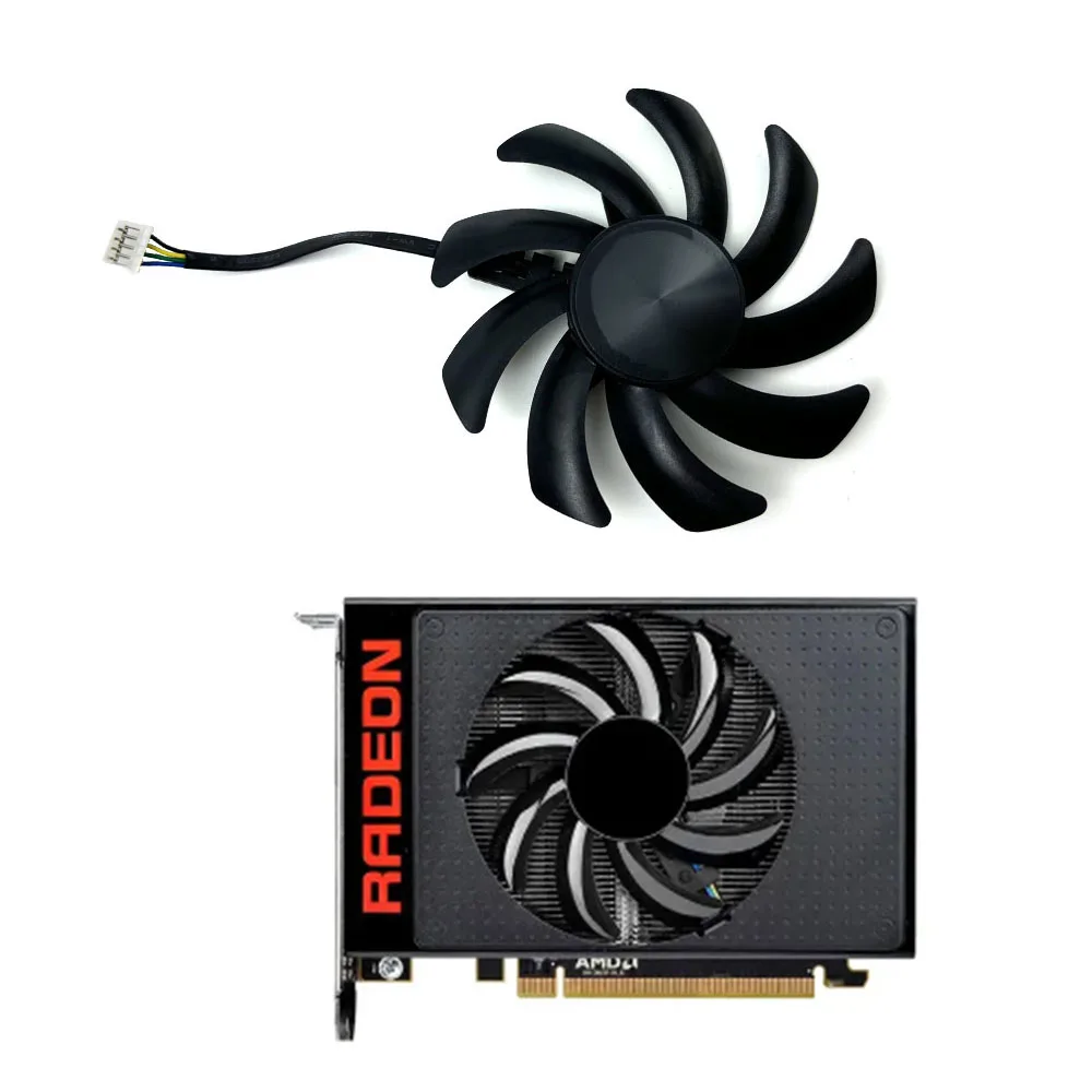 85MM 4PIN Cooling Fan FDC10H12S9-C AMD R9 Fury Nano GPU FAN For Sapphire R9 Nano 4G HBM Graphics Card Fan Replacement