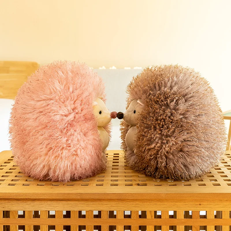 القنفذ كروية وسادة ألعاب من نسيج مخملي الباندا دمية وسادة لطيف أريكة أفخم لعبة على شكل حيوانات #3