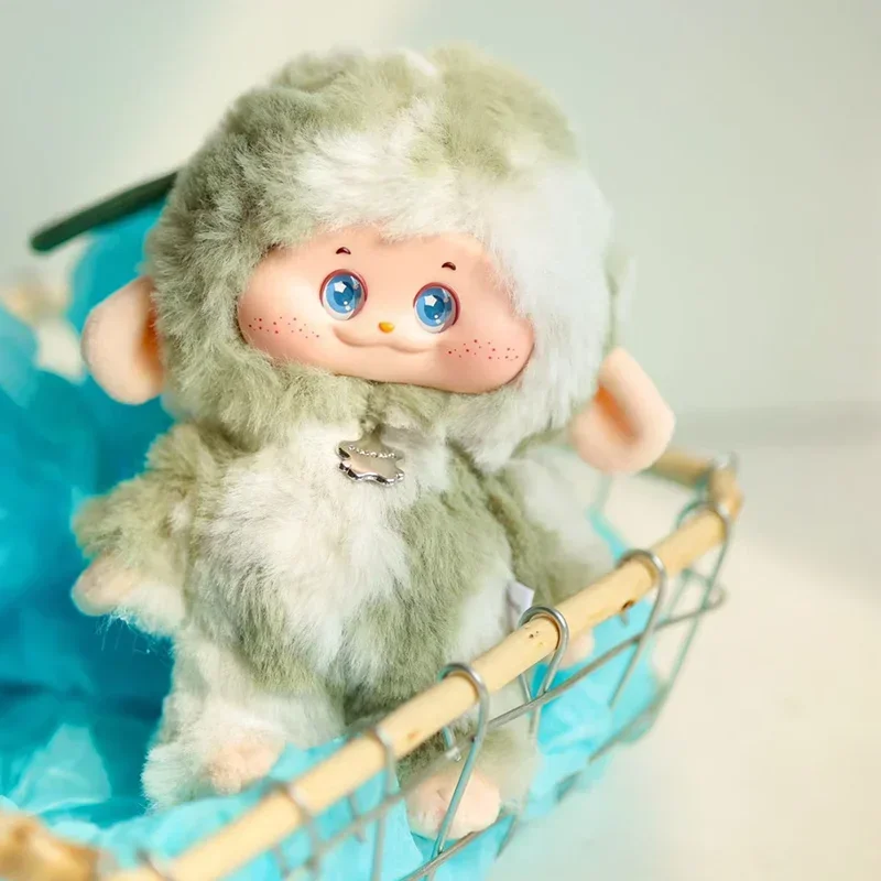 

Подлинная плюшевая серия Pimomo, слепая коробка, милая виниловая кукла, кулон, фигурки, игрушка, настольный орнамент, коллекция, детский подарок на день рождения