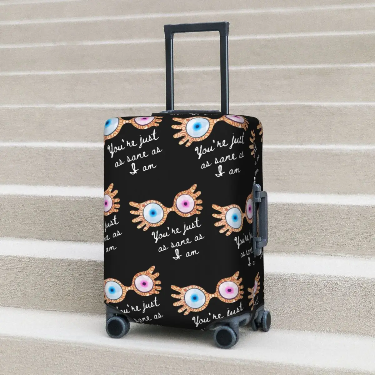 

You_re Just As Sane As I Am - Luna Lovegood Защитный чехол для чемодана Эластичные защитные чехлы для багажа для путешествий 18-32 дюймов