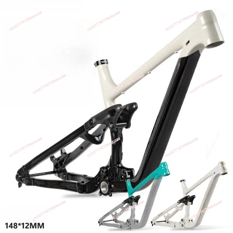 Downhill soft tail frame 27.5 inch 29 inch BOOST barrel axle frame 148 * 12MM shock-absorbing mountain bike frame