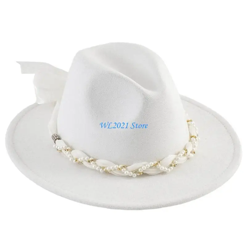 قبعة G5GC مطرزة بأحجار الراين للنساء، إكسسوارات خوذة أنيقة للحفلات التنكرية، قبعة لؤلؤية أنيقة #5