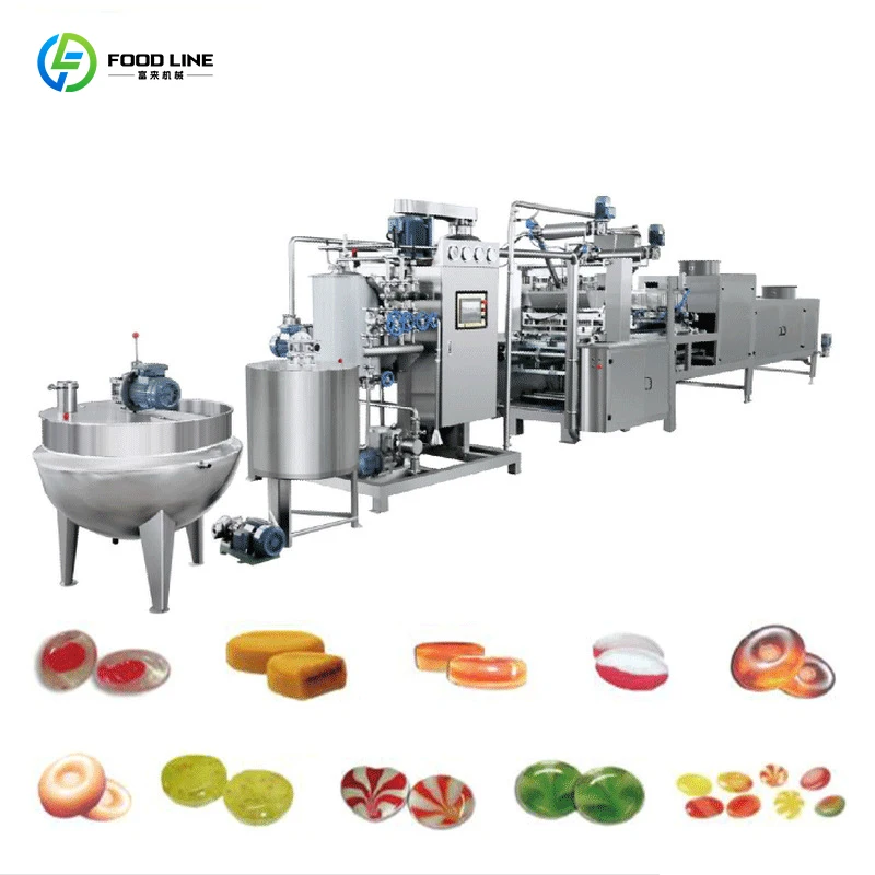 

Customized Full Automatic Candy Production Line Hard Soft Lollipop Making Machine for Food Factory