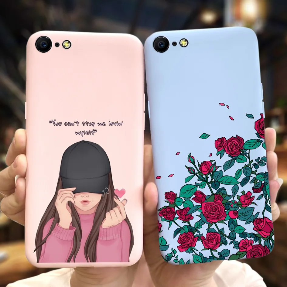 For CPH1701 OPPO A57 2016 Back Covers Case Stylish Butterfly Girls Flower Painted Phone Cases For OPPOA57 A 57 F3 Lite Soft Etui