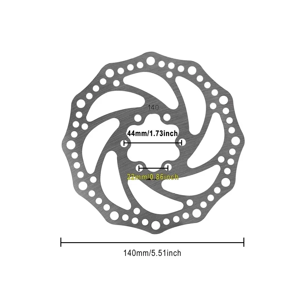 140mm 6-Loch-Bremsscheibe für IScooter IX3 IX4 IX7 Pro für Kamikaze K1 K1Plus Elektroroller Bremsscheiben-Ersatzteile – Detail 13